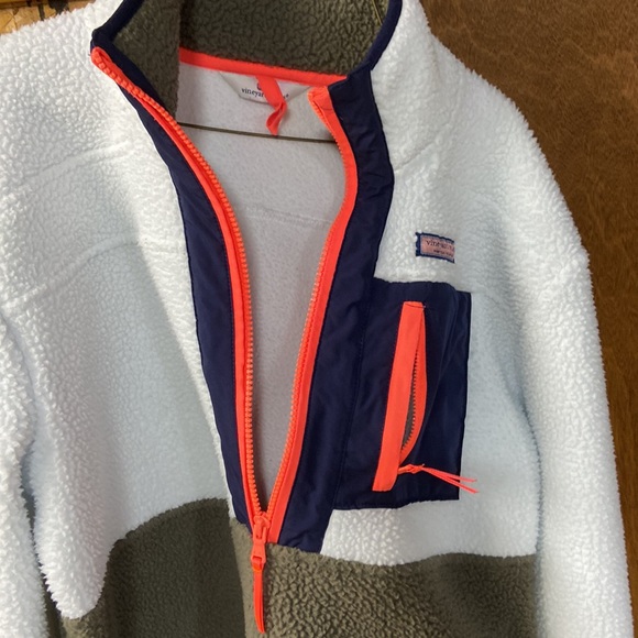 Pull over zippered Fleece Sweatshirt - Picture 3 of 6
